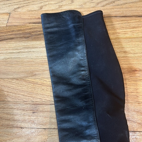 Stuart weitzman black leather wedge boot - Picture 14 of 15